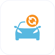Car replacement service icon ประกันรถยนต์ออนไลน์